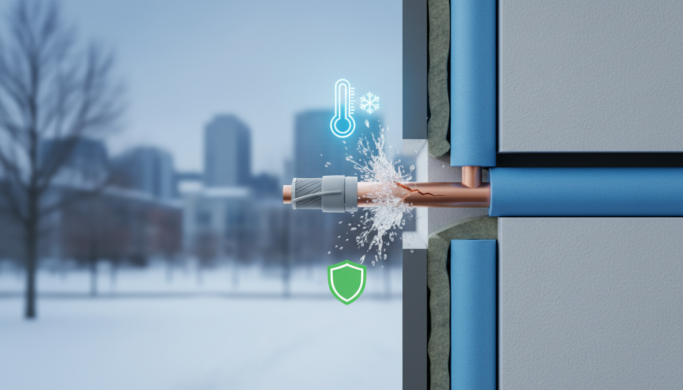 Mitigating Frozen Pipe Bursts in Maple Grove Professional Buildings