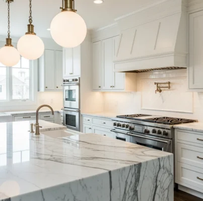 Luxury kitchen renovation by Partners Restoration