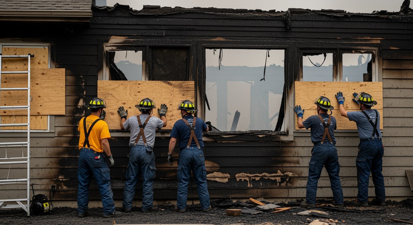 Emergency Fire Damage Cleanup: The Essential First 24 Hours