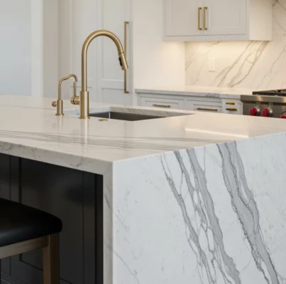 Kitchen remodel detail by Partners Restoration